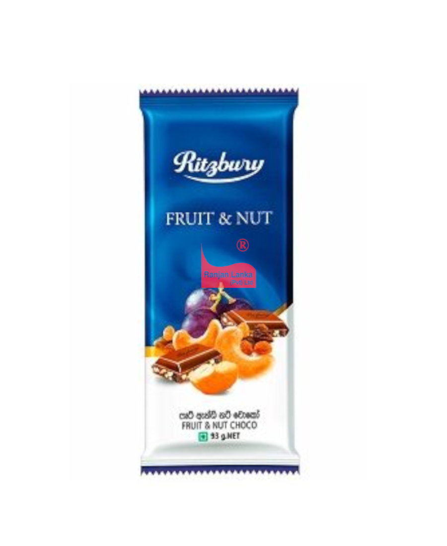 Ritzbury Fruit & Nut Milk Choco 93g