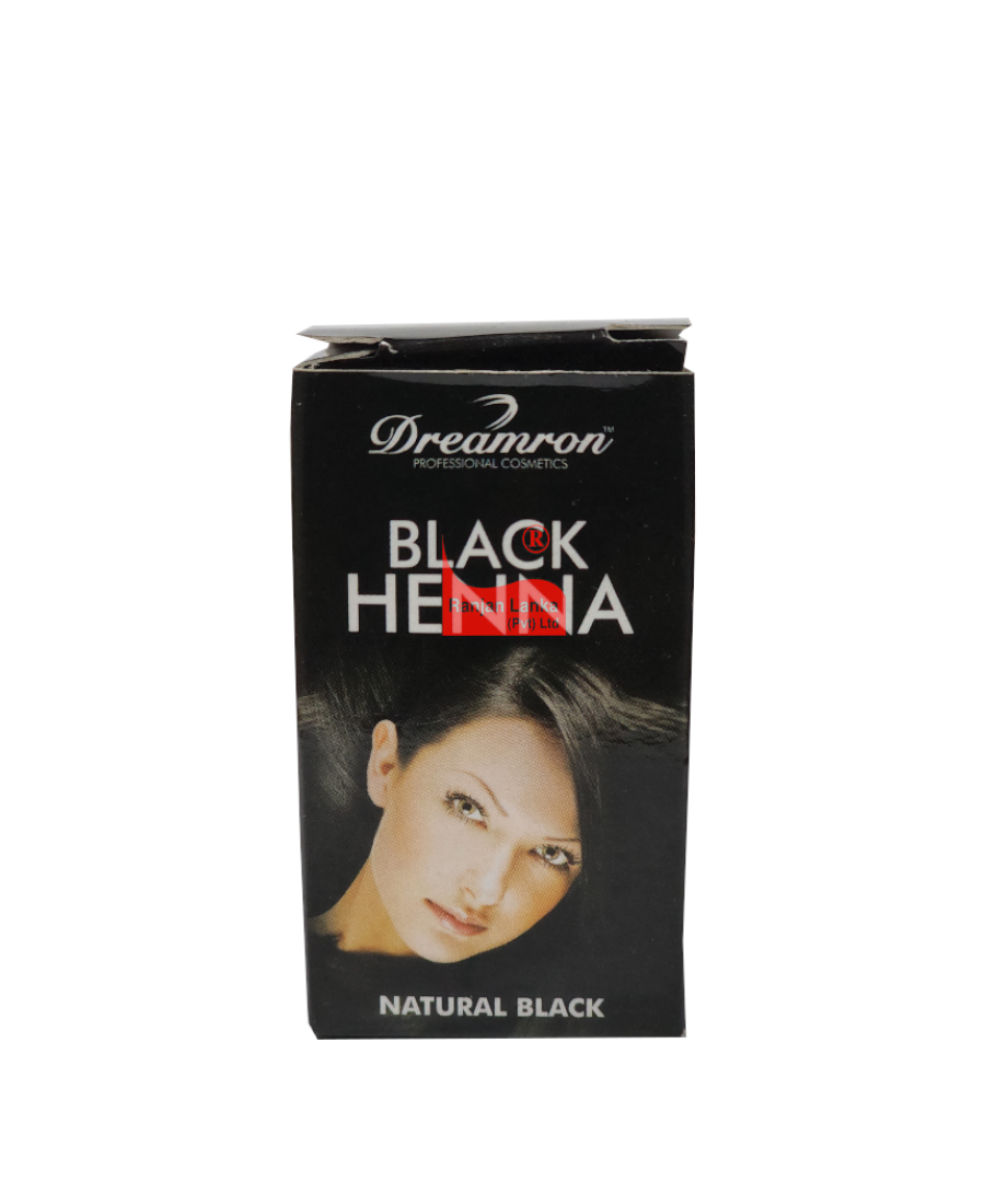 Dreamron Black Henna Powder Natural Black 8g