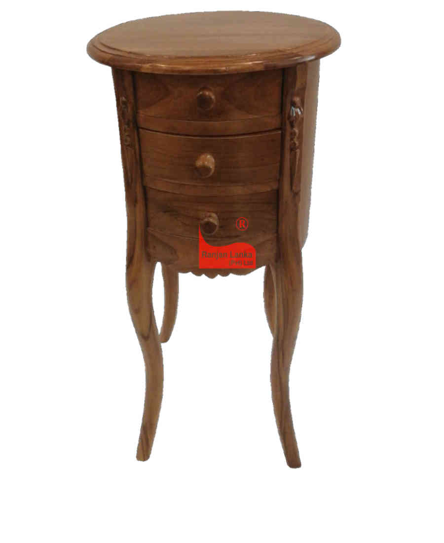 Teak shop telephone table